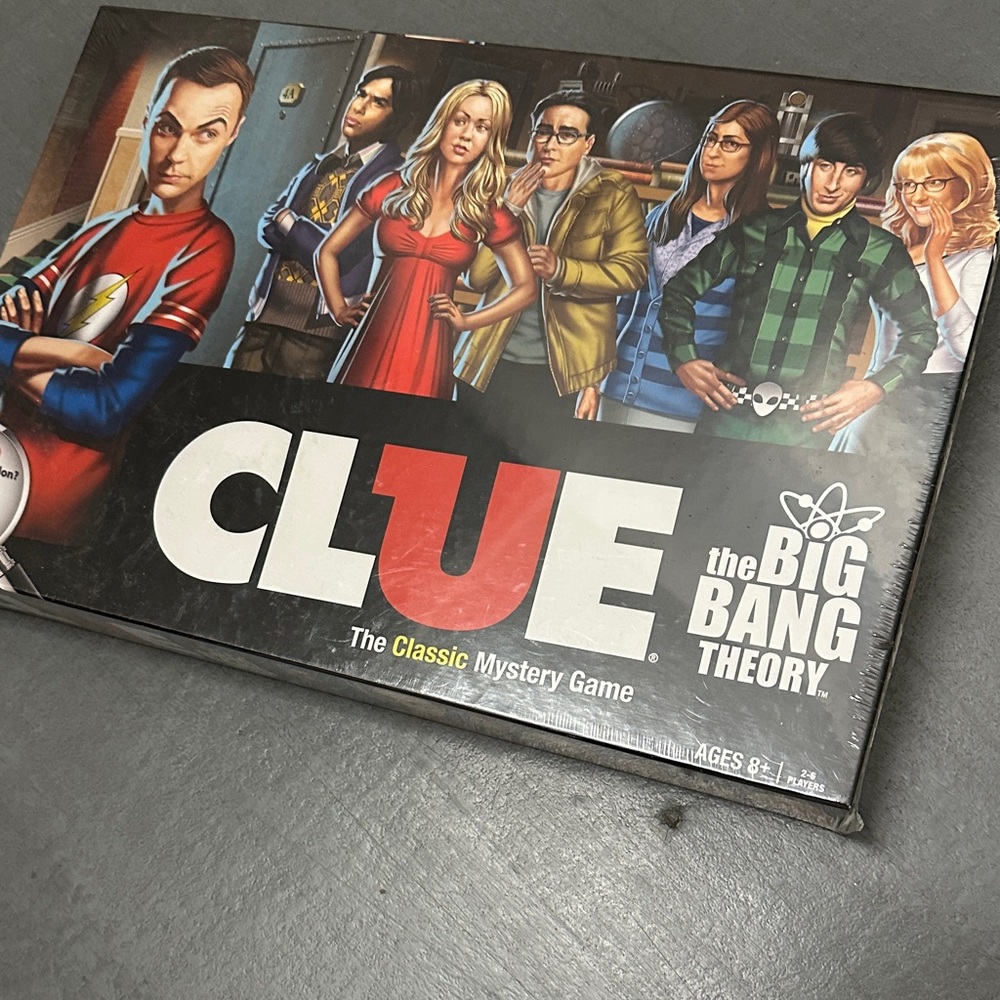 The Big Bang Theory Clue Board Game - NEW still in plastic wrap